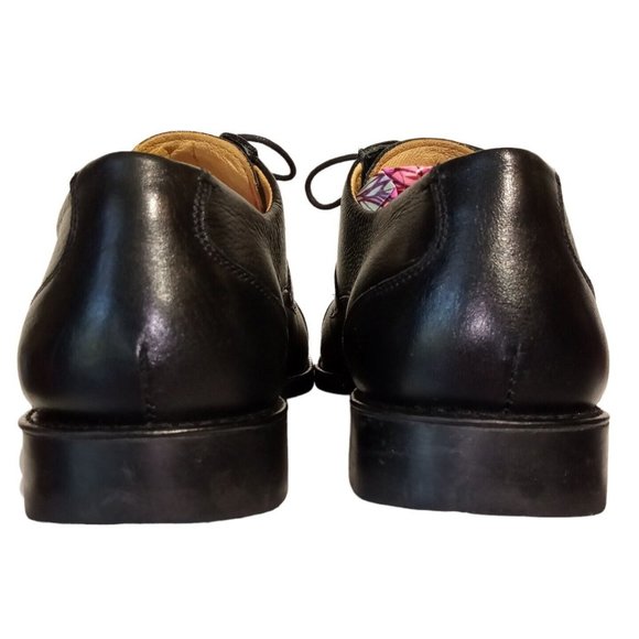 Belvedere Studio Oxford Shoes  DUKE  sz 11D  Black Cap Toe Leather  Brazil  EXC main image 12